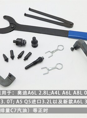 大众奥迪卡宴3.0T途锐Q5/A6L2.8新款C7 2.5/3.0 正时专用工具组