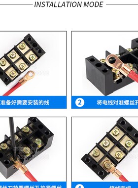 OT紫铜开口鼻100A线鼻子铜接线端子铜接头电瓶线耳铜接线鼻子端子