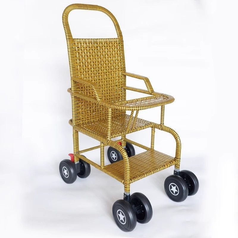 【加宽】婴儿推车藤椅彷藤手工轻便竹藤宝宝藤编车可坐躺夏季透气,淘宝优惠券,粉丝福利购,淘宝优惠卷