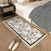 Waterproof and anti-fouling bedside blanket, bedroom carpet, French style high-end wardrobe, F room, front bed and under bed floor mat, anti-slip fixed