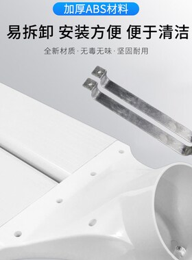 新风系统过梁器75 110 160通风扁管PVC管道过桥弯横梁交叉连接器