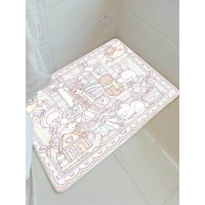 治愈少女的心客厅咖啡桌地毯可爱的粉红色房间地毯卧室床边毯子衣,淘宝优惠券,粉丝福利购,淘宝优惠卷