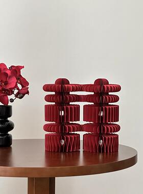 婚房布置喜字套装摆件订婚卧室桌面摆台装饰立体双囍结婚拍照用品