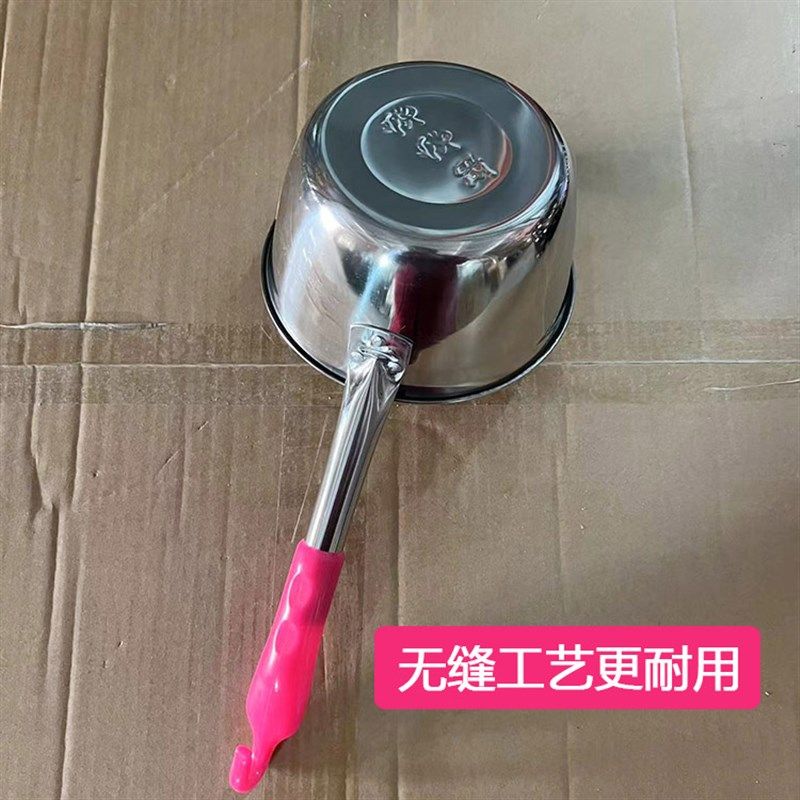 家用水舀子不锈钢水舀厨房水瓢短把耐高温舀子一体瓢舀水水勺子,淘宝优惠券,粉丝福利购,淘宝优惠卷