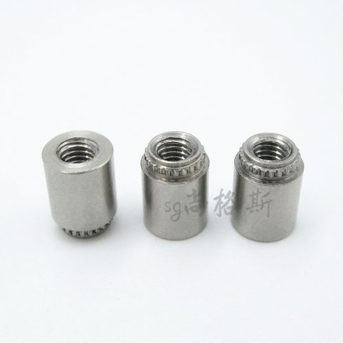 不锈钢挤牙螺柱KFSE-M3-3/4/5/6/7/8/9/10/12 PC板扩张安装螺母柱 - 图0