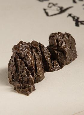 摆黄中铜240915毛笔架山镇纸高摆件家居装饰品客厅书房式书桌设档