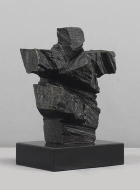 雕塑艺摆件装品似饰朱铭太极展示类柜高级感术轻奢桌面书2212001B