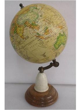 木铁大石182668印度理地球仪客厅书房橱品(不作教学使礼用壁)
