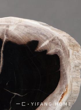 柜新中式玄关BL0333摆件装售楼处书房书饰柜天然电石摆件视柜饰品