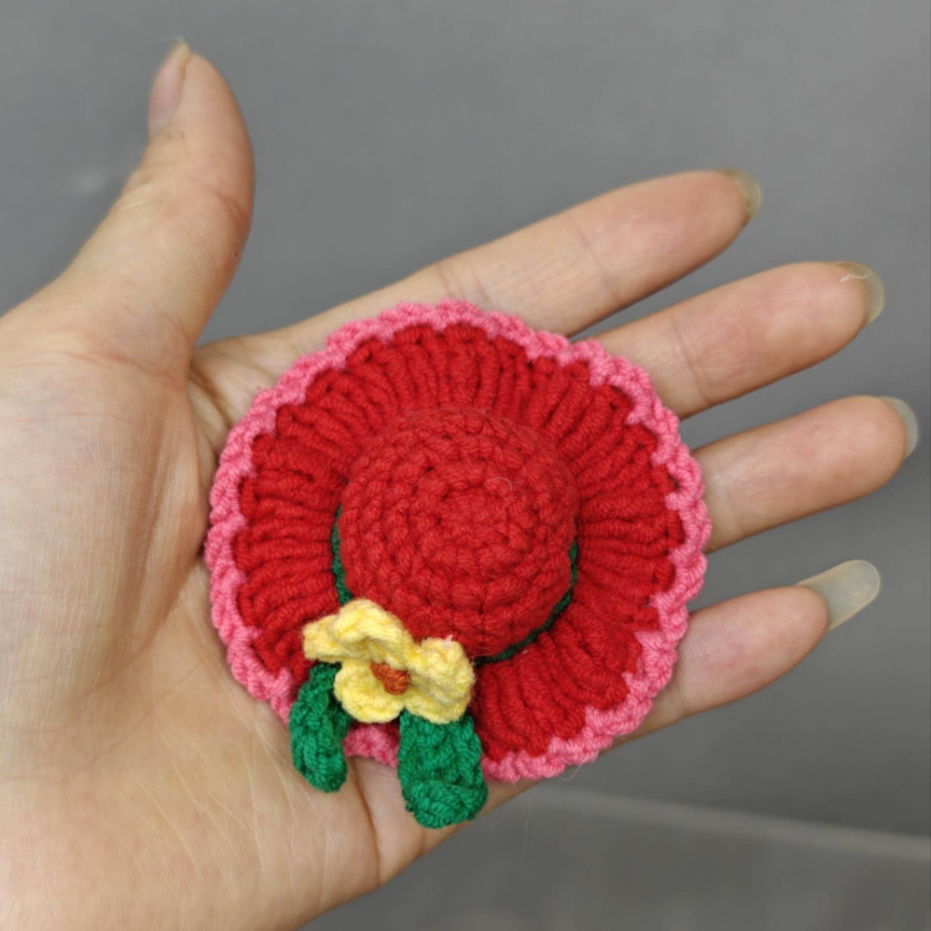 金熊钩针帽子小宠物仓鼠风帽子法国草帽羊毛手工成品定制,淘宝优惠券,粉丝福利购,淘宝优惠卷