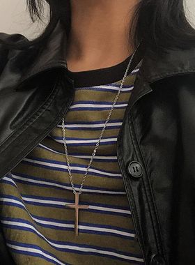 XBK吊坠质感钢制项链港风光板长