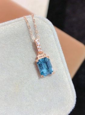 XBK彩超伦敦蓝蓝蓝的吊坠超深全