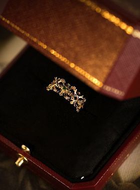 XBK新款宫廷风2023宝石天然镀金