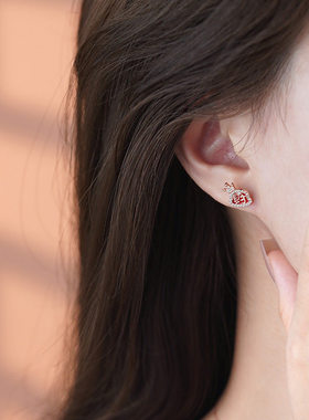 原创S999足银巳蛇年本命年项链红色福气满满不褪色首饰