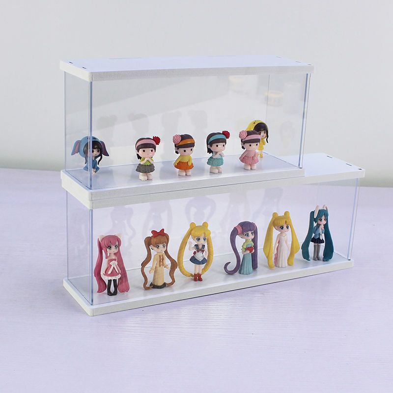 Openable multi-layer cute display box storage