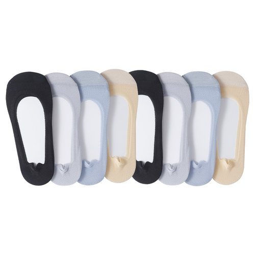 船袜女夏季薄款纯棉底防滑不掉跟透气款女士浅口高跟鞋网眼隐形袜 - 图3