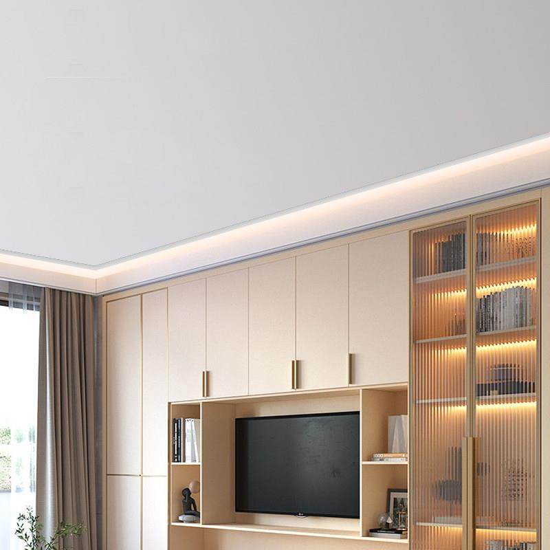 明装洗墙灯免吊顶回光灯槽石膏线顶角发光线条灯踢脚线洗顶灯槽,淘宝优惠券,粉丝福利购,淘宝优惠卷