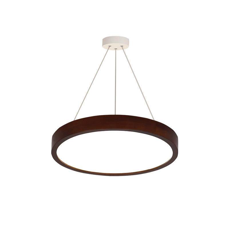 新中式胡桃木色餐厅吊灯现代简约主卧室过道阳台实木led中古灯具,淘宝优惠券,粉丝福利购,淘宝优惠卷