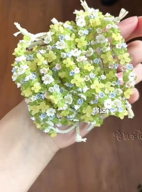 小花藤手链手工编织花环手串diy材料高颜值学生党礼物送闺蜜手绳
