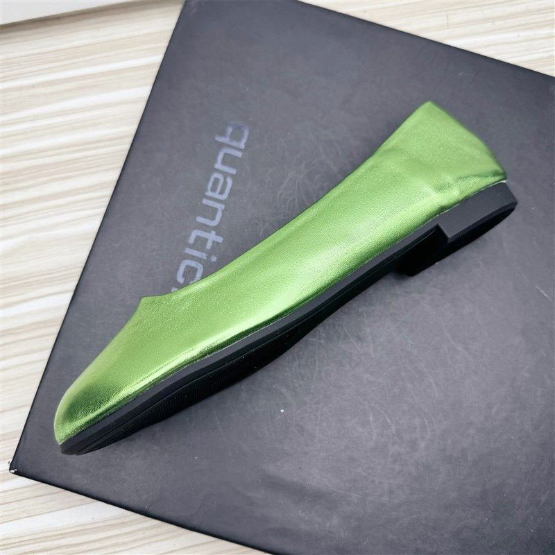 2024年春季新款大码绿色浅口单鞋软底平底鞋女鞋圆头百搭船鞋瓢鞋,淘宝优惠券,粉丝福利购,淘宝优惠卷