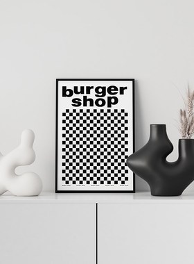 黑白极简书柜个性摆件现代简约书房卧室办公室酒柜博古架软装饰品