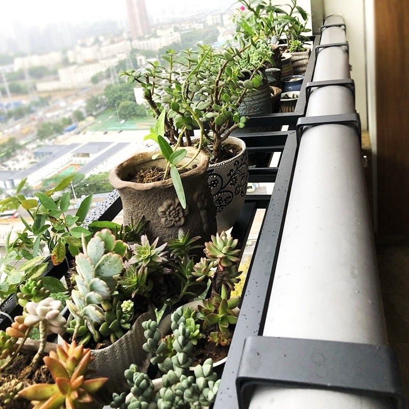 不锈钢花架子黑色阳台窗边栏杆护栏置物架窗户墙壁上悬挂式花盆架,淘宝优惠券,粉丝福利购,淘宝优惠卷