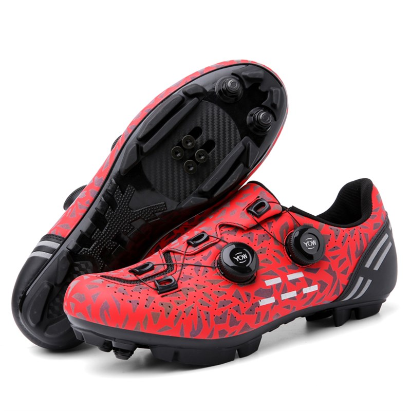 Bicycle shoes, cycling shoes, color-changing triathlon special A racing road bike lock shoes, dynamic bicycle mountain bike