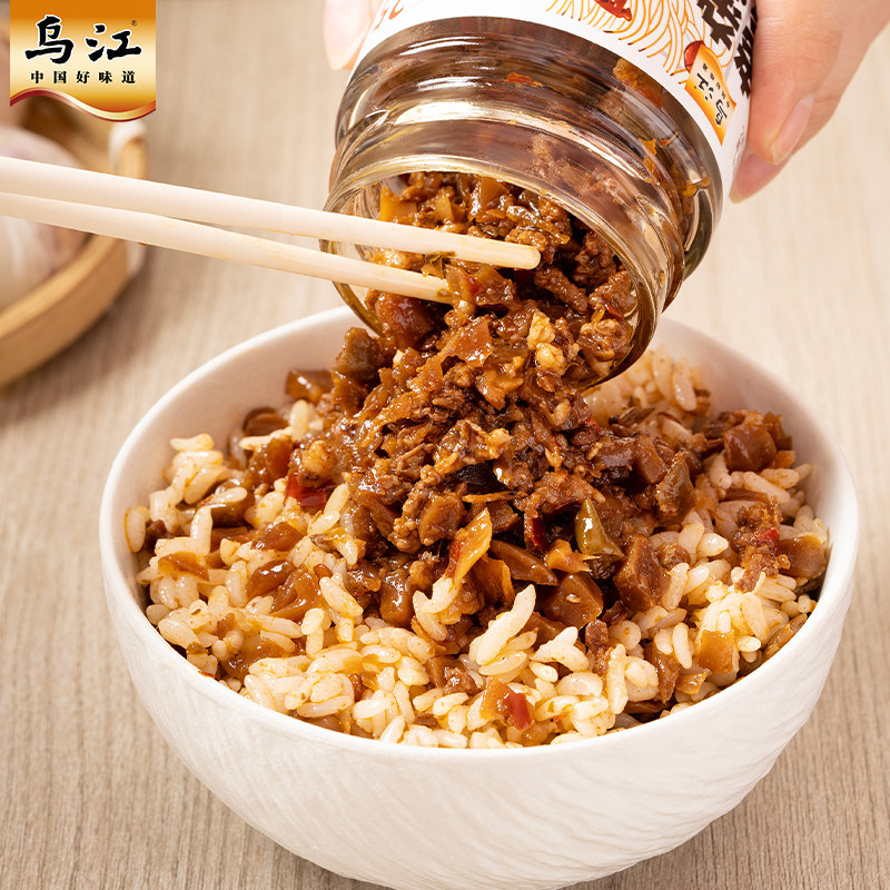 乌江老重庆杂酱/肉沫豇豆138g瓶装下饭拌面酱调味即食开味下饭酱