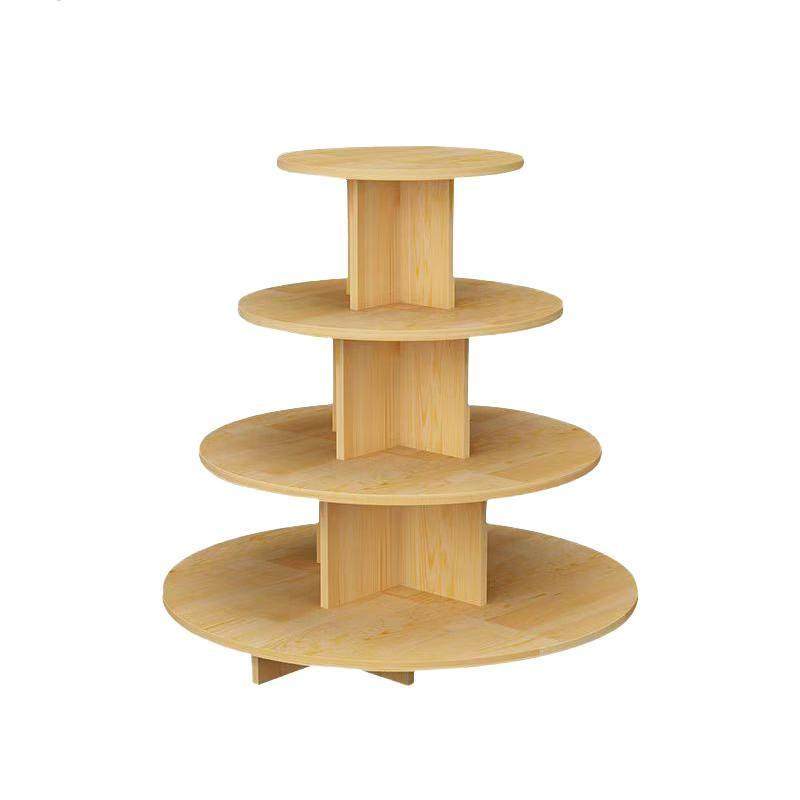 木质椭圆形中岛台免钉免打孔超市方形展示陈列货架多层堆头陈列柜,淘宝优惠券,粉丝福利购,淘宝优惠卷