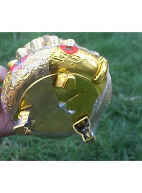 仿真金元宝聚宝盆摆件招财聚财供财神摆设家居店铺开业风水礼品