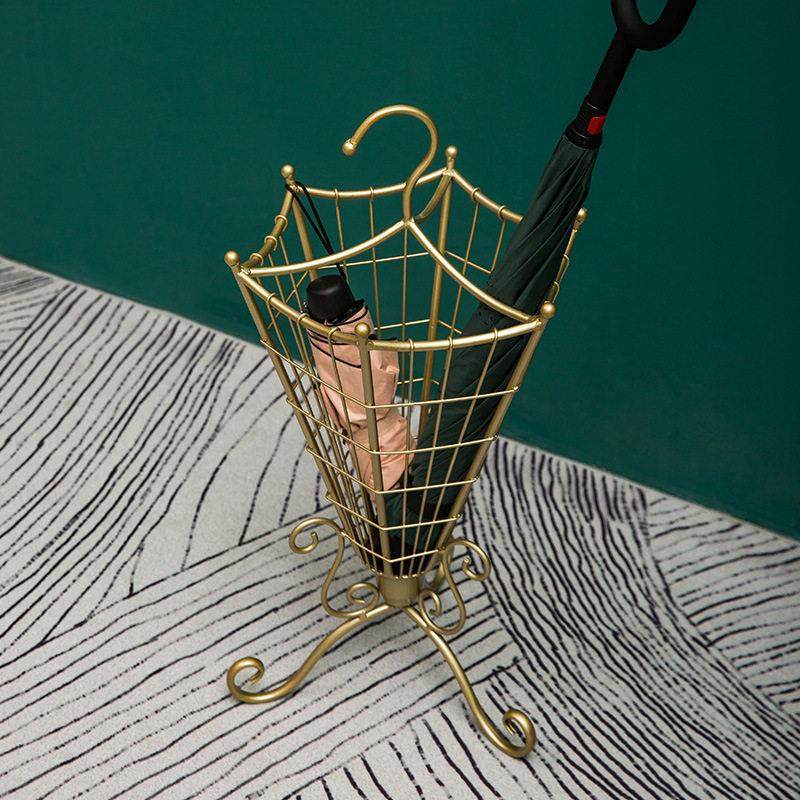 北欧轻奢铁艺雨伞架别墅门口收纳雨伞桶家用酒店商用挂伞置物架子,淘宝优惠券,粉丝福利购,淘宝优惠卷