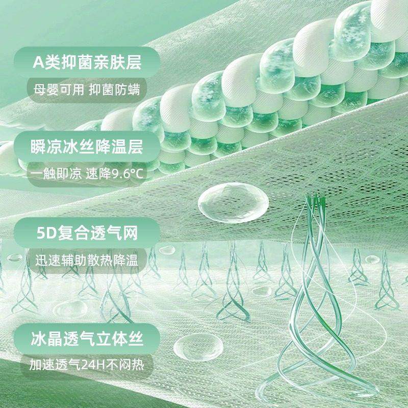 NOME冰丝夏季凉席三件套平铺床笠绣花冰藤席夏季学生宿舍单人席子,淘宝优惠券,粉丝福利购,淘宝优惠卷