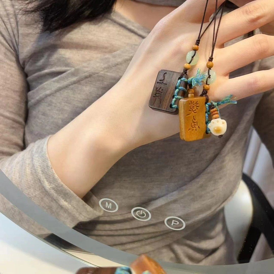 沉香木檀木DIY文玩配饰上岸摸鱼手机挂包包挂7款,淘宝优惠券,粉丝福利购,淘宝优惠卷