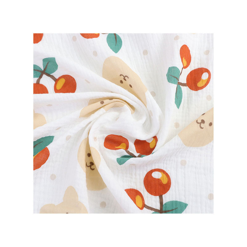 40全棉绉布双层纱布水洗棉印花纯棉肌理绉母婴月子家居服睡衣面料,淘宝优惠券,粉丝福利购,淘宝优惠卷