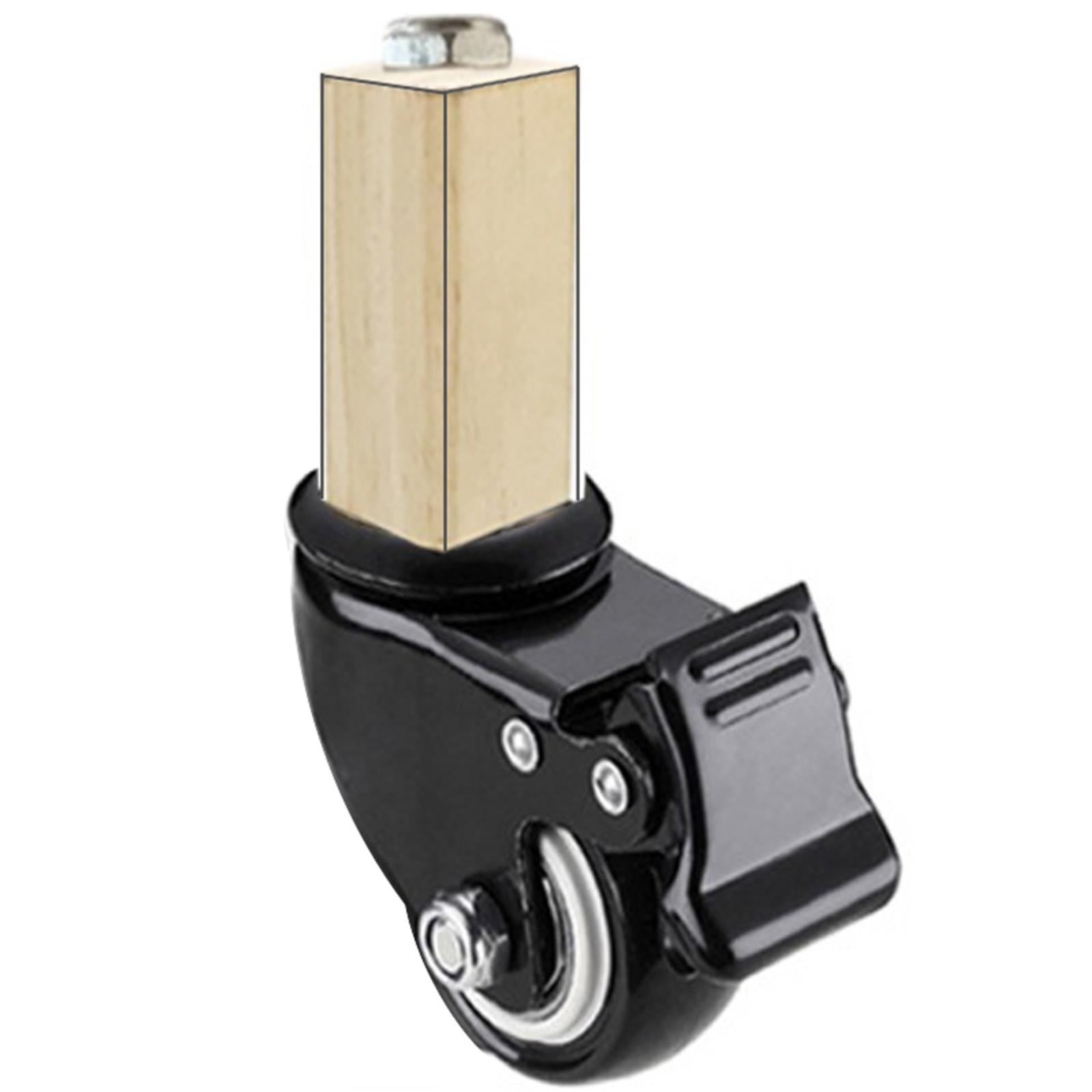 方管轮货架轮子操作台万向轮不锈方管轮可订制扁管轮花架狗笼脚轮 - 图3