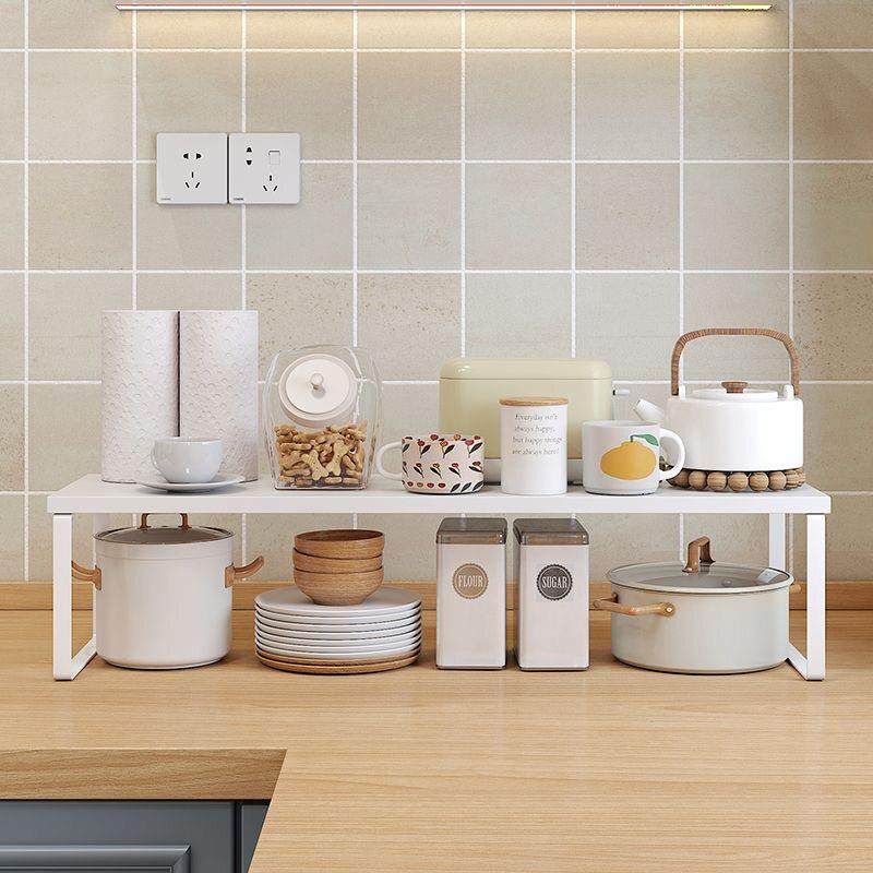 厨房桌面置物架台面分层收纳隔板架子整体橱柜内碗碟调味料收纳小,淘宝优惠券,粉丝福利购,淘宝优惠卷