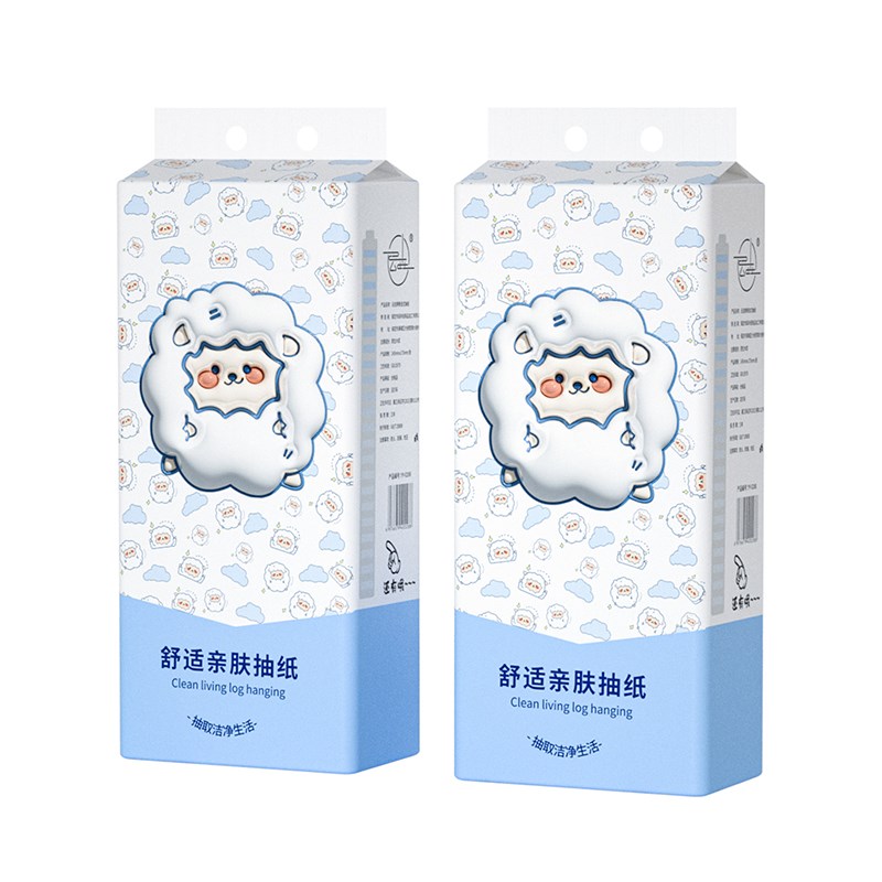 大提悬挂式抽纸餐巾纸擦手纸一次性抹布厨房卫生抽纸家用实惠装 - 图3