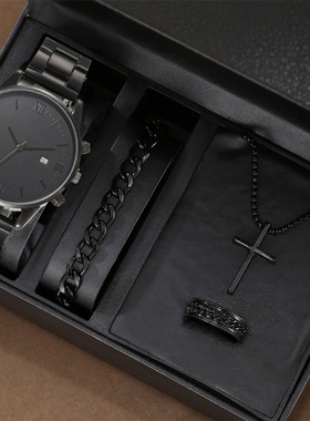 炫酷痞帅男士十字架项链