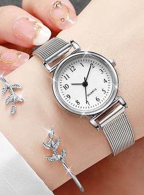 ins风显白不掉色麦穗手镯礼盒装圣诞情人节礼物精致百搭树叶手环