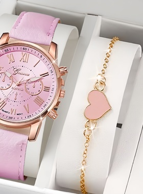 小众个性女士简约手镯礼盒装圣诞情人节送礼礼物不掉色时尚配饰