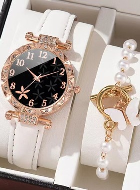 生日礼物送女生简约ins风显白珍珠手链礼盒装潮流甜美不掉色手串