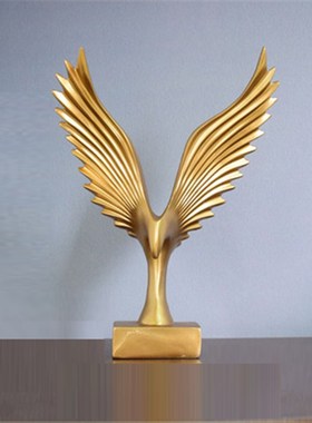 创意大鹏展翅现代家居高档客厅玄关办公室酒柜艺术饰品