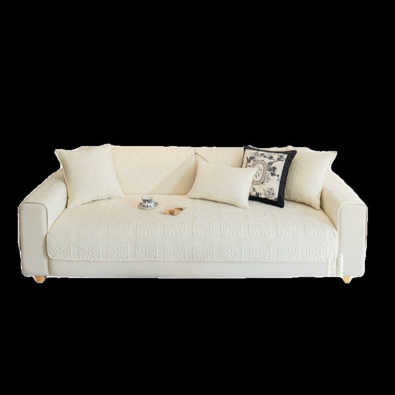 蔓越家 复古砖 奶油色沙发垫法式档客厅沙发罩巾防滑坐垫子,淘宝优惠券,粉丝福利购,淘宝优惠卷