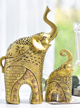 轻奢小摆件创意家居客厅电视酒柜玄关简约办公P室北欧鹿工艺装饰