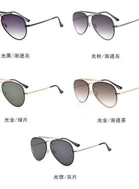 高品质尼龙镜片抖音电商热卖太阳镜男女士复古款蛤蟆镜飞行员墨镜