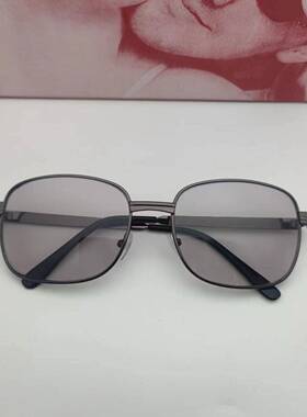 玻璃变色眼镜男款2024年新款钢化玻璃镜片光感应变色登山太阳眼镜