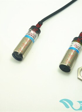 激光光电传感器可见光对射传感器激光对射光电开关 M18 NPN