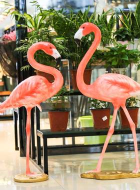 婚庆雕拍MKV摄道具园烈景观园林橱窗新款玻璃钢花火鸟塑装饰工艺