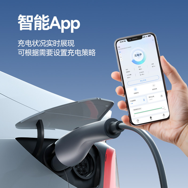 Energy efficient household charging gun, on-board charging for new energy vehicles, integrated charging and discharging gun, portable charger 3.5kw