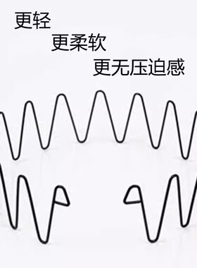 黑色波浪运动发箍男压发头箍男士发捆防滑洗脸不勒头男生背头发卡